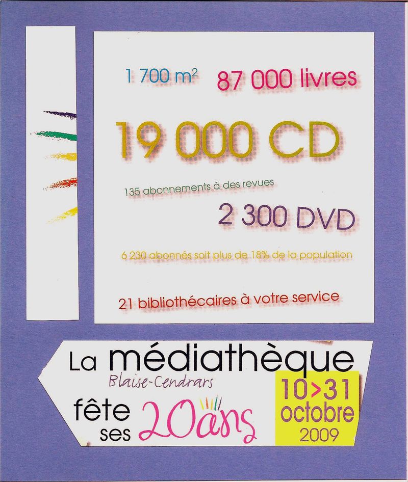 LES 20 ANS DE LA MEDIATHEQUE