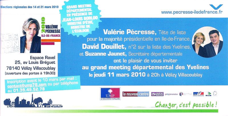 INVITATION MEETING 11 MARS 2010