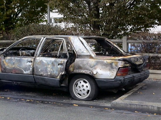 Voiture brulée 2 Insécurité conflans