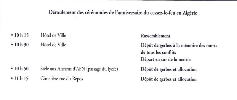 CESSEZ LE FEU EN ALGERIE 19 03 2011