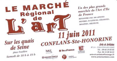 MARCHE DE L'ART 11 06 2011