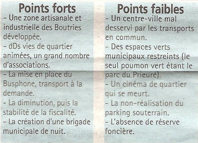 ESNOL POINTS FORTS ET FAIBLES