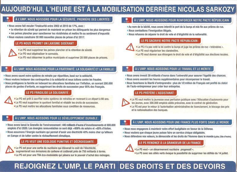 UMP SEMAINE DE L'ENGAGEMENT 2012 PAGE 2 ET 3