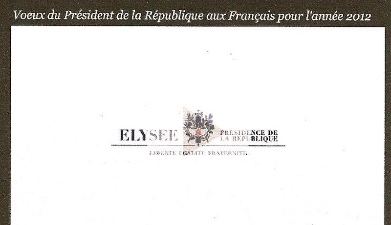 Voeux du 31 12 2011 de N SARKOZY