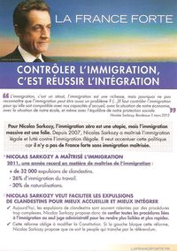 LA FRANCE FORTE CONTROLER L'IMMIGRATION, C'EST REUSSIR L'INTEGRATION RECTO