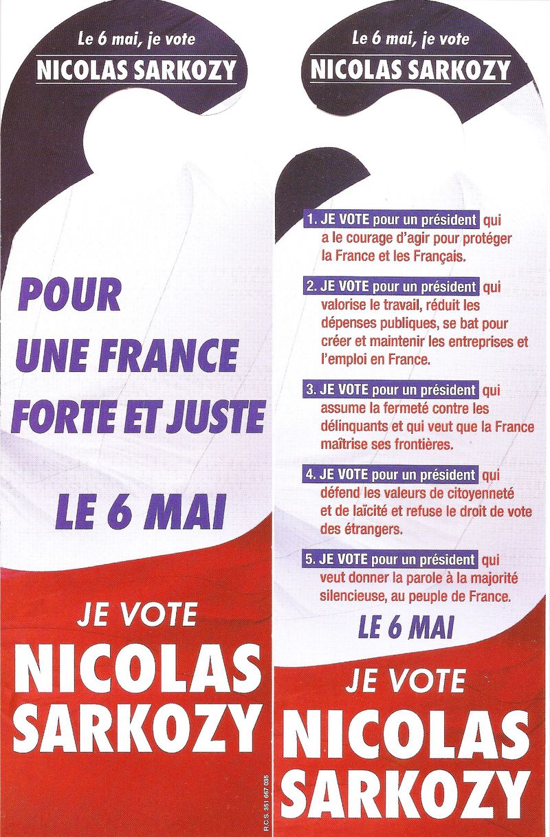 LE 6 MAI JE VOTE NS