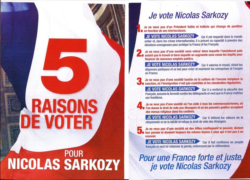 5 RAISONS DE VOTER NS BIS