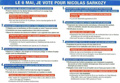 LE 6 MAI JE VOTE NS 4 PAGES VERSO