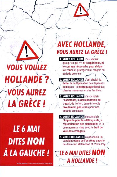 VOUS VOULEZ HOLLANDE VOUS AUREZ LA GRECE