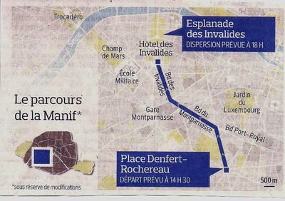 Budget 2013Parcours Manif Mariage Pour Tous 210413