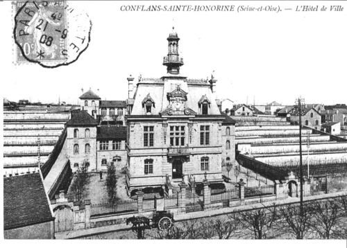 s - L'Hôtel de Ville dans les années 1900 